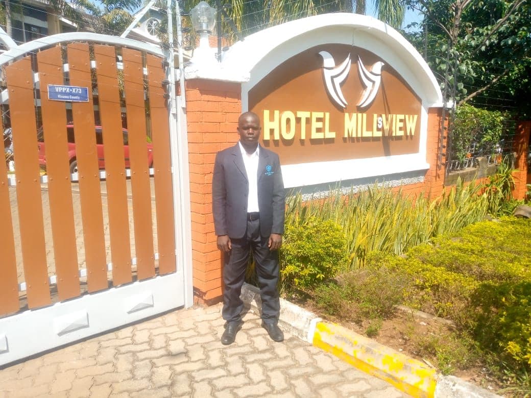 CDK Security Group guard stationed at Mills View Hotel