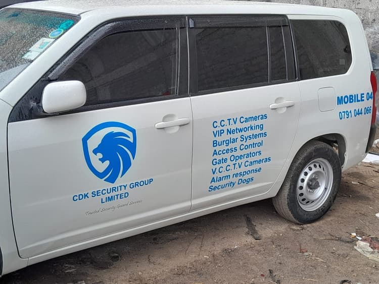 CDK Security Group branded response vehicle